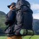 Матрац туристичний надувний одномісний Naturehike CNK2550WS019, 200x60x9.5 см, зелений, прямокутний із мішком для надування