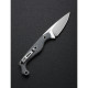 Ніж фіксований тактичний Civivi SOKN, (7.2 см) Nitro-V / G10 сірий