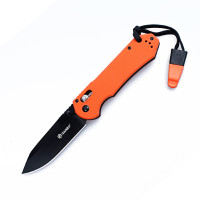 Ніж складаний туристичний Ganzo G7453-WS ( 9 см) 440С / G10 помаранчевий