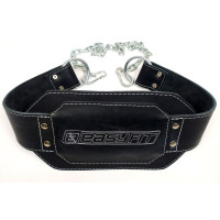 Пояс для обтяжень EasyFit, Шкіра, Сталь, Максимальне навантаження до 250 кг, Чорний