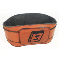 Пояс атлетичний EasyFit Training Belt, шкіра, M (75-95 см), коричневий