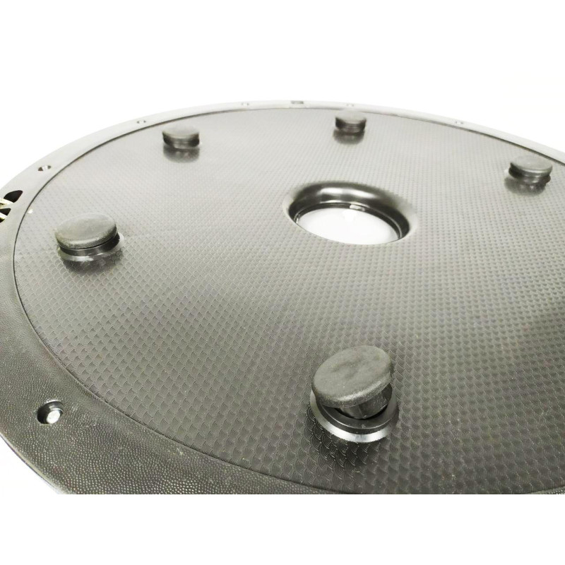 Балансировочная платформа EasyFit BOSU, Диаметр 60 см, Высота 23 см, Максимальная нагрузка 120 кг, Пластик, ПВХ, Резина, Серый