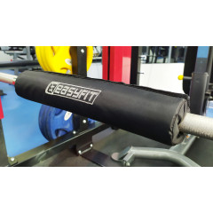 Накладка на гриф EasyFit Optima, 41 см, Ø75 мм, оксфорд/нейлон, черный