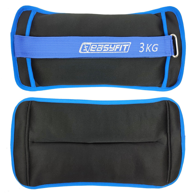 Обтяжувачі для ніг та рук з металом EasyFit MYAKI по 3 кг (пара)
