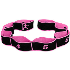 Эспандер ленточный EasyFit с петлями для тренировок розовый (EASY)