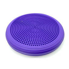 Балансировочная массажная подушка EasyFit Cushion-2, Диаметр 32 см, Максимальная нагрузка 120 кг, ПВХ, Фіолетовый