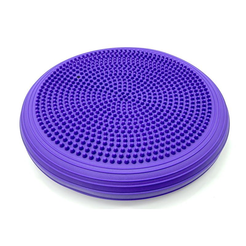 Балансировочная массажная подушка EasyFit Cushion-2, Диаметр 32 см, Максимальная нагрузка 120 кг, ПВХ, Фіолетовый