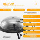 Балансировочная платформа EasyFit BOSU, диаметр 60 см, серый