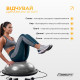 Балансировочная платформа EasyFit BOSU, диаметр 60 см, серый