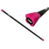 Бодибар (Body Bar) EasyFit (палка гимнастическая), Вес 7 кг, Металл, Неопрен, Розовый