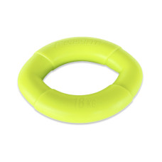 Еспандер кистьовий EasyFit Elliptic, Діаметр 10 см, Опір 18 кг, Силікон, Зелений