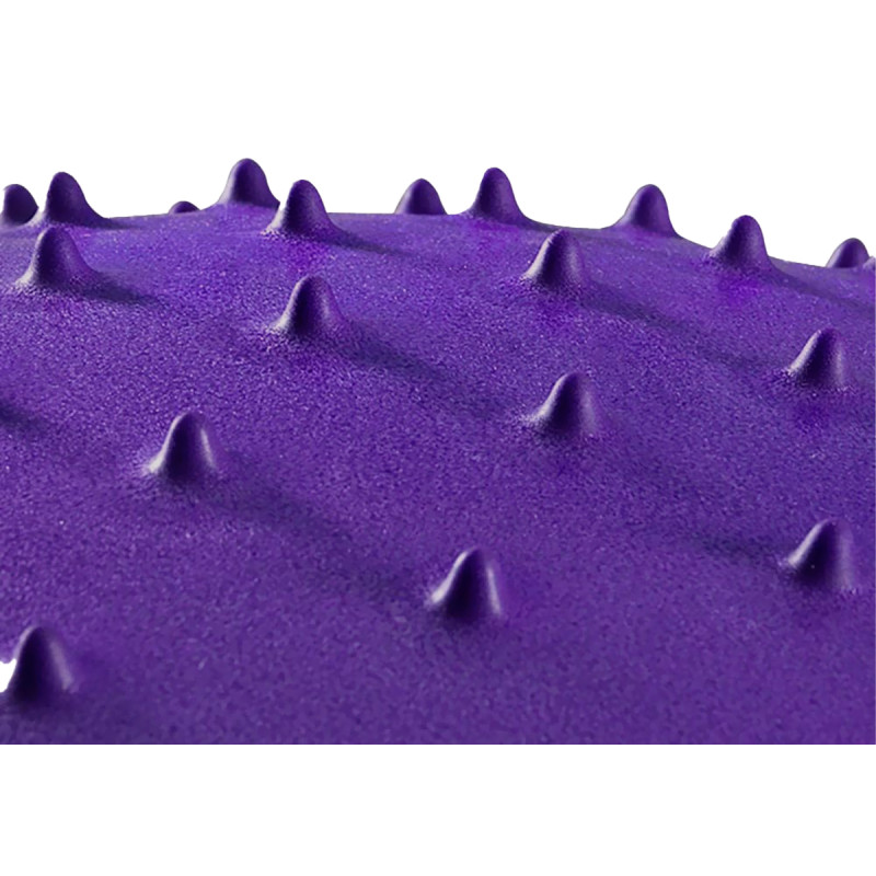 Фитбол EasyFit с массажной поверхностью, ПВХ, диаметр 75см, максимальная нагрузка 120 кг, фиолетовый, для фитнеса, йоги, пилатеса, реабилитации и профилактики боли в спине