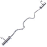 Гриф для штанги EasyFi Z-образный олимпийский, Длина 1,2 м, Диаметр 50 мм, Хромированная сталь, Вес 7,3 кг