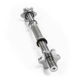 Гриф гантельный EasyFit, 45 см, Ø25 мм, сталь, хромированный