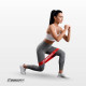 Набор фитнес-резинок для ног EasyFit (5 шт), Сопротивление 2,5 - 18 кг, Длина 60 см, Ширина 5 см, Латекс, Для фитнеса, силовых упражнений и реабилитации