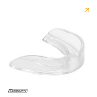 Капа боксерська EasyFit, Доросла (11+ років), Однощелепна, Посадка: термоформування (кип’ятіння + прикус), Прозорий