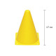 Конус-фишка спортивная EasyFit, Высота 17 см, ПВХ, Жёлтый,  Для разметки, тренировок и футбола