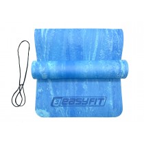 Premium Mat коврик EasyFit для фитнеса и пилатеса, 183x61 см, толщина 8 мм, PER, ECO-Friendly, синий