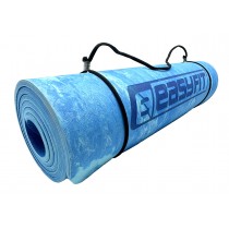 Premium Mat коврик EasyFit для фитнеса и пилатеса, 183x61 см, толщина 8 мм, PER, ECO-Friendly, синий