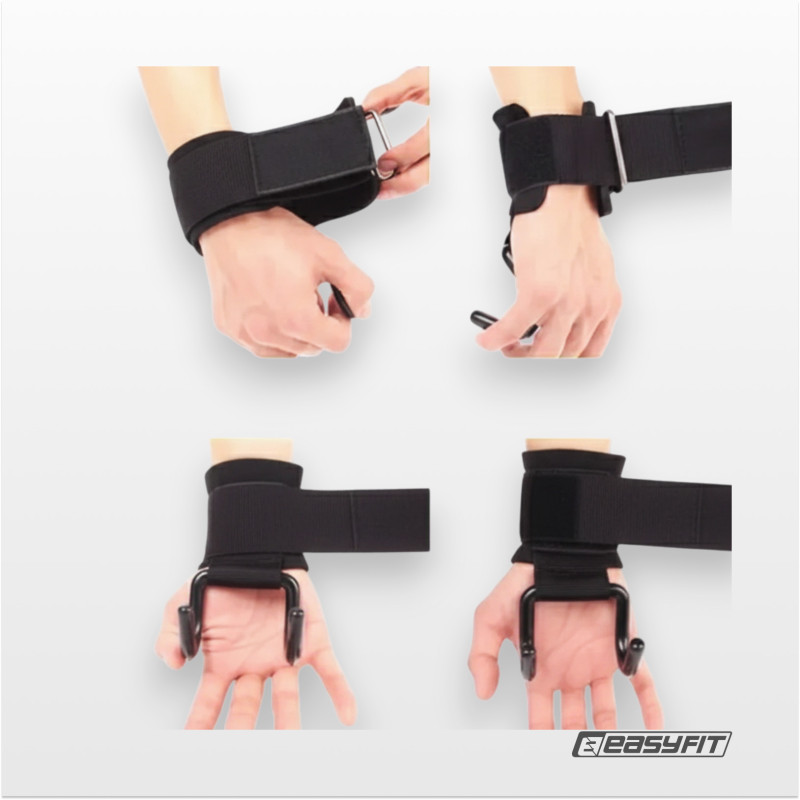 Крюки для турника и тяги EasyFit (пара)