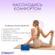 Блок для йоги EasyFit EVA, 23х15,5х7,5 см, синій