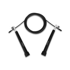 Швидкісна скакалка EasyFit Speed Cable Rope, Довжина до 3 м, Сталь, Пластик, Чорний