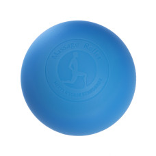 Масажний м'ячик EasyFit, Діаметр 6,5 см, Каучук, для МФР, зняття напруги та самомасажу, Синій