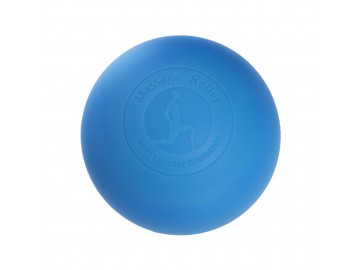 Масажний м'ячик EasyFit каучук 6.5 см синій