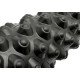 Массажный ролик (валик) EasyFit Grid Roller Extreme, Длина 33 см, Диаметр 14 см, Каркас из высокопрочного пластика, Пена EVA с массажной поверхностью 3D, для МФР, фитнеса, йоги и реабилитации, Черный