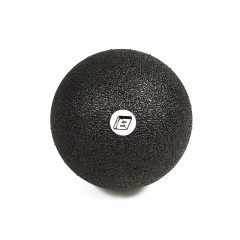 Массажный мяч EasyFit, Диаметр 10 см, Материал EPP, для МФР, снятия напряжения и самомассажа, Черный