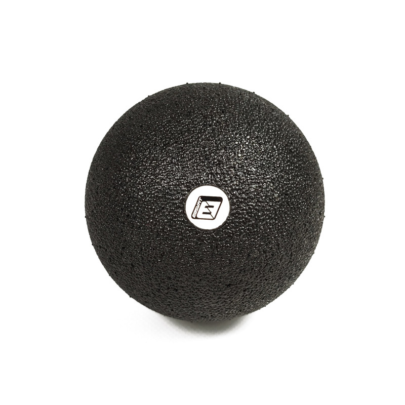 Массажный мяч EasyFit, Диаметр 10 см, Материал EPP, для МФР, снятия напряжения и самомассажа, Черный