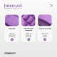 Массажный ролик EasyFit Solid Grid Roller Mini, Длина 30 см, Диаметр 10 см, Цельный каркас, EVA-пена с 3D массажной поверхностью, для МФР, фитнеса, йоги и реабилитации, Фиолетовый