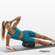 Масажний ролик для МФР EasyFit Grid Roller EPP, довжина 33 см, чорний