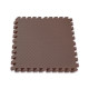 Татамі мат EasyFit SwallowTail (пазл ластівчин хвіст з бортиком), Розмір 120x120 см, Товщина 10 мм, EVA-піна, Коричневий