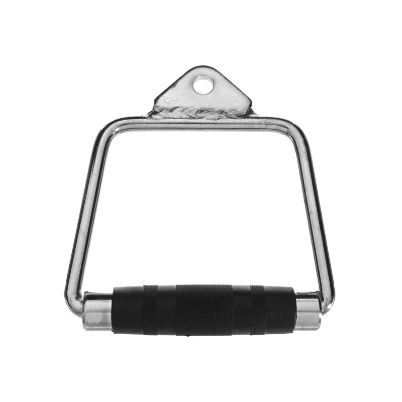 Ручка для тяги EasyFit одинарная с прорезиненной ручкой, 14,5х13 см, Хромированный металл