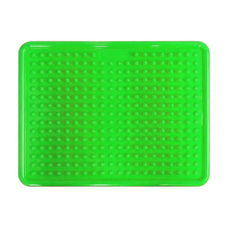 Ортопедический массажный коврик для стоп EasyFit Acupoint с шипами, длина 35 см, зеленый
