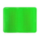 Ортопедический массажный коврик для стоп EasyFit Acupoint с шипами, PVC, длина 35 см, ширина 27,5 см, толщина 2 см, зеленый, стимуляция кровообращения, укрепление мышц, снятие напряжения