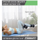 Утяжелители для ног и рук EasyFit (пара), Вес 0,25 кг, Оксфорд, Нейлон, Песок, Черно-серый