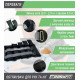 Обтяжувачі для ніг і рук EasyFit набірні (пара), Вага 0,5-2,5 кг, Оксфорд з пропиткою, Пісок, Чорно-сірий