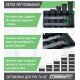 Обтяжувачі для ніг і рук EasyFit набірні (пара), Вага 0,5-2,5 кг, Оксфорд з пропиткою, Пісок, Чорно-сірий