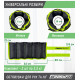 Обтяжувачі для ніг і рук EasyFit набірні (пара), Вага 0,5-2,5 кг, Оксфорд з пропиткою, Пісок, Чорно-зелений