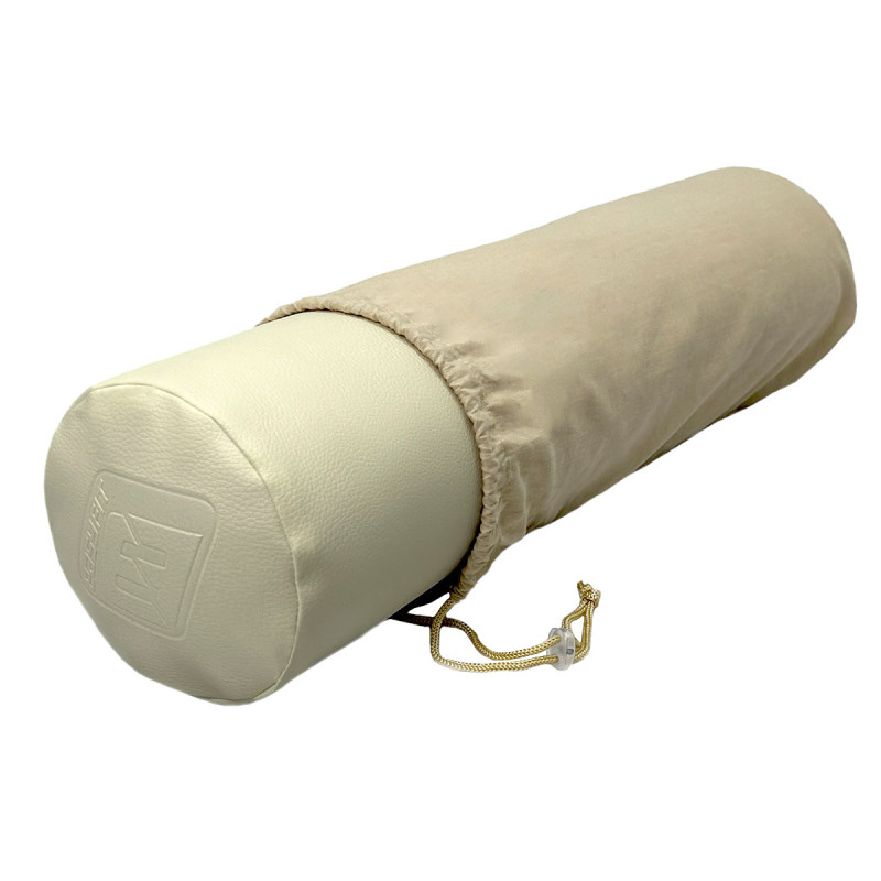 Валик для массажного стола EasyFit (с чехлом), Длина 60 см, Медицинский кожзаменитель, Бежевый