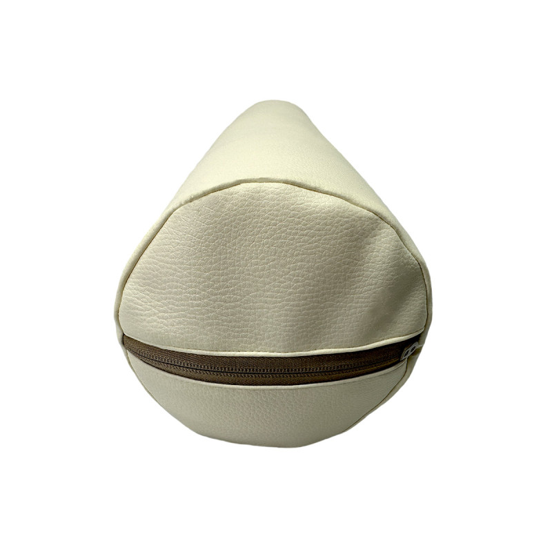 Валик для массажного стола EasyFit (с чехлом), Длина 60 см, Медицинский кожзаменитель, Бежевый