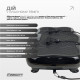 Виброплатформа EasyFit VibroStep Max (эспандеры в комплекте), 10 программ, Bluetooth, USB, черный