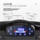 Виброплатформа EasyFit VibroStep Max (эспандеры в комплекте), 10 программ, Bluetooth, USB, черный