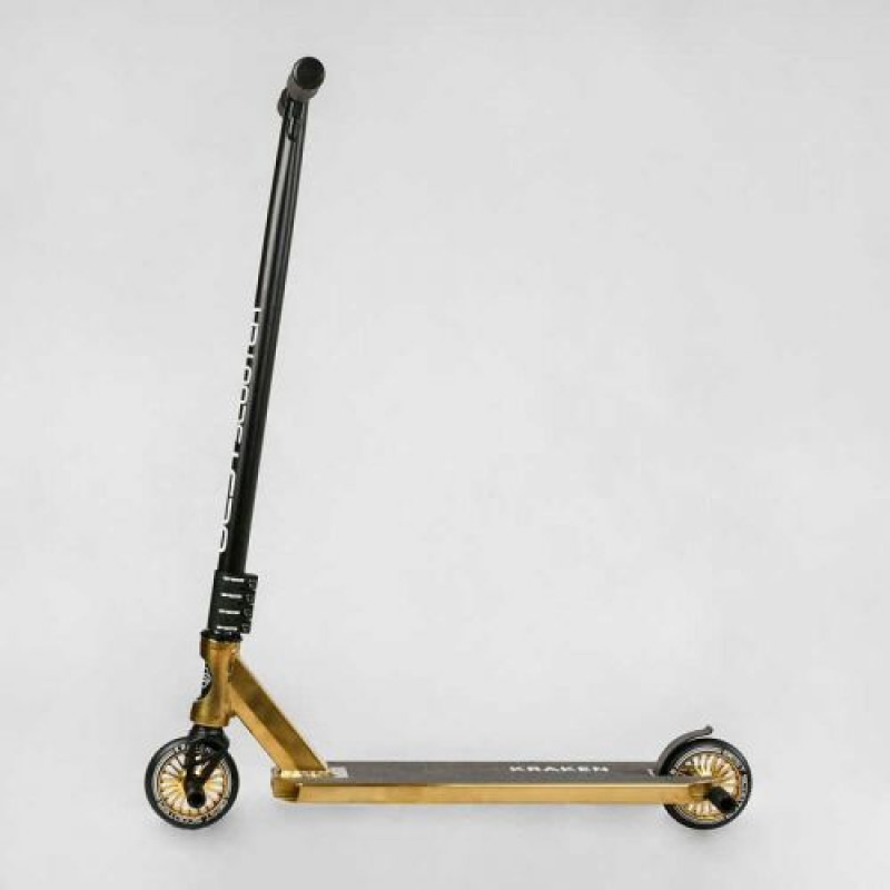 Самокат трюковий "Best Scooter. Kraken" (HIC-система, ПЕГИ, алюмінієвий диск та дека, АНОДОВАНИЙ, колеса PU 110 мм, ширина керма 58 см)