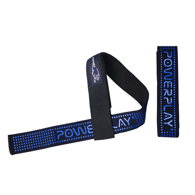 Лямки для тяги PowerPlay 7064 Чорно-Сині