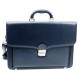 Портфель зі штучної шкіри AMO Польща  синій