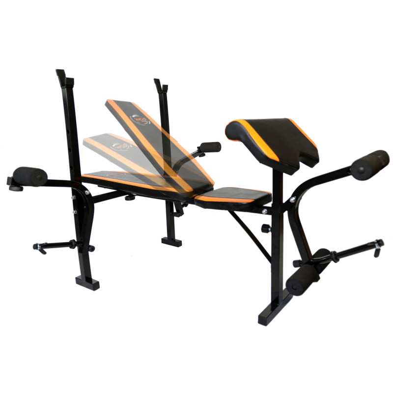 Скамья Для Жима WCG 0055 + Приставка Скотта Набор HARD штанга 148 КГ