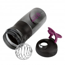 Шейкер спортивний (пляшка) BlenderBottle SportMixer Flip 28oz/820ml Black/Plum Шейкер спортивний (пляшка) BlenderBottle SportMixer Flip 28oz/820ml Black/Plum
